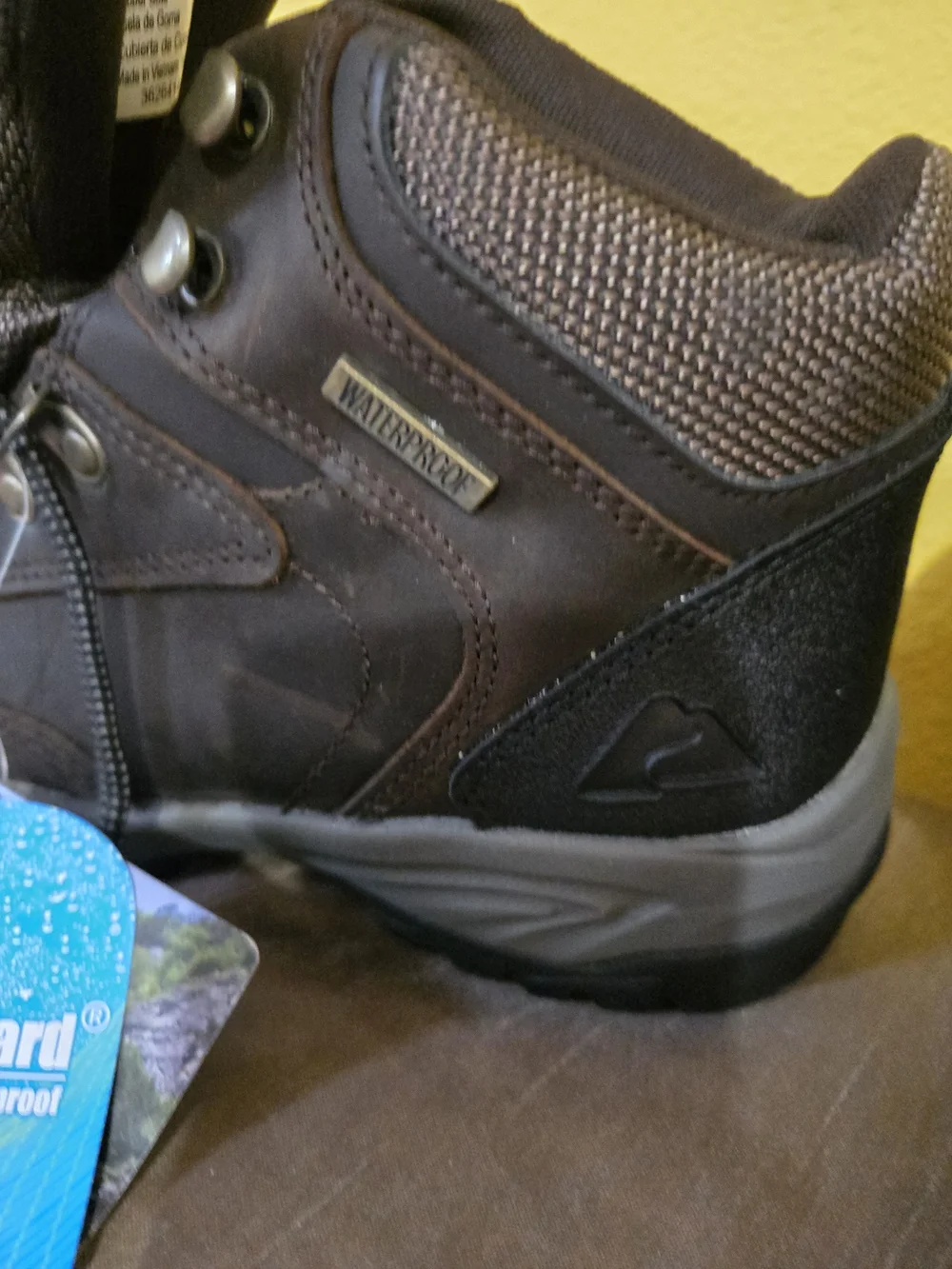 Ozark Trail Brown Men's Hiker Boot Bag - Brown Sz 8 Nwt Adventurer  Waterproof